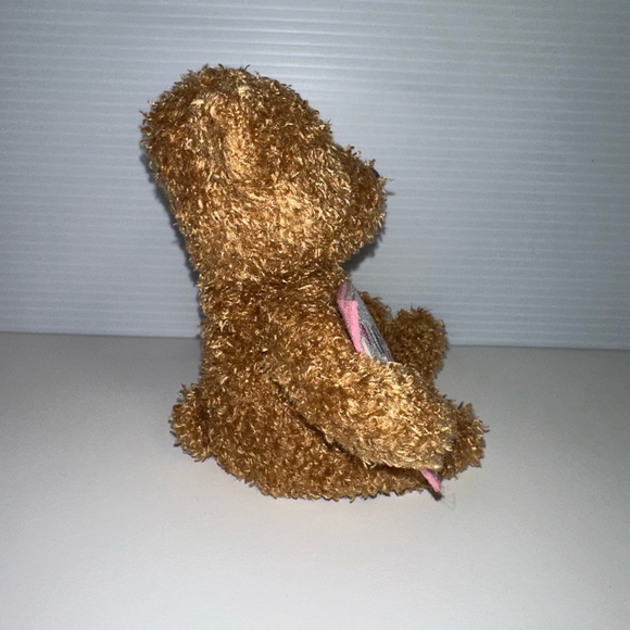 Ty Beanie Babies Plush Bear Brown Pink NEW “You’re A Sweetie” Love Valentines - Picture 7 of 14